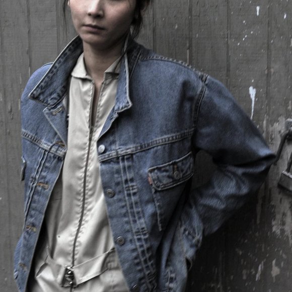 Vintage Levi's Buckle Back Denim Jean Jacket - Picture 1 of 16